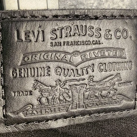 Levi's Black 711 Skinny Denim Jeans Size W29 L32 - Picture 5 of 12